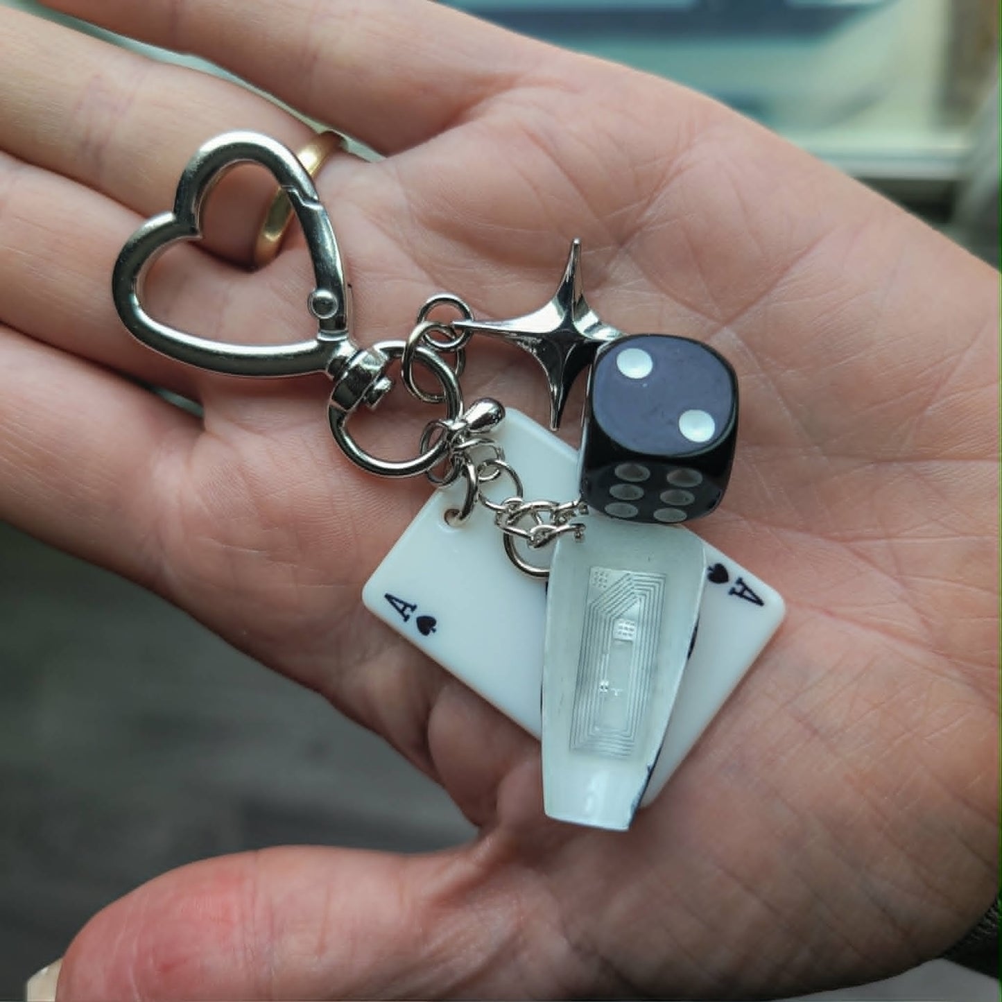 Tattoo Style NFC Keychain