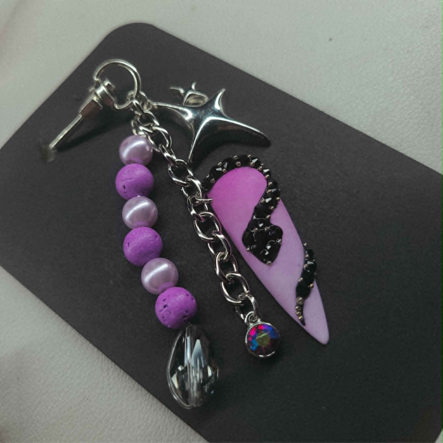 Snake Charm NFC Keychain