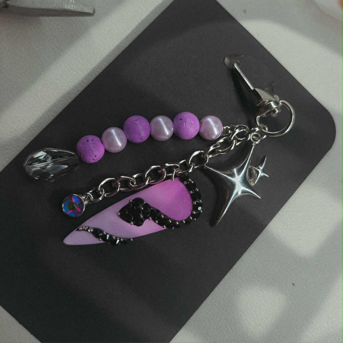Snake Charm NFC Keychain