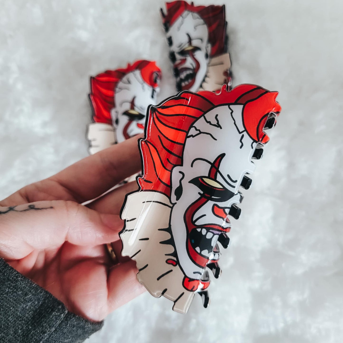 IT Clown Hair Clip