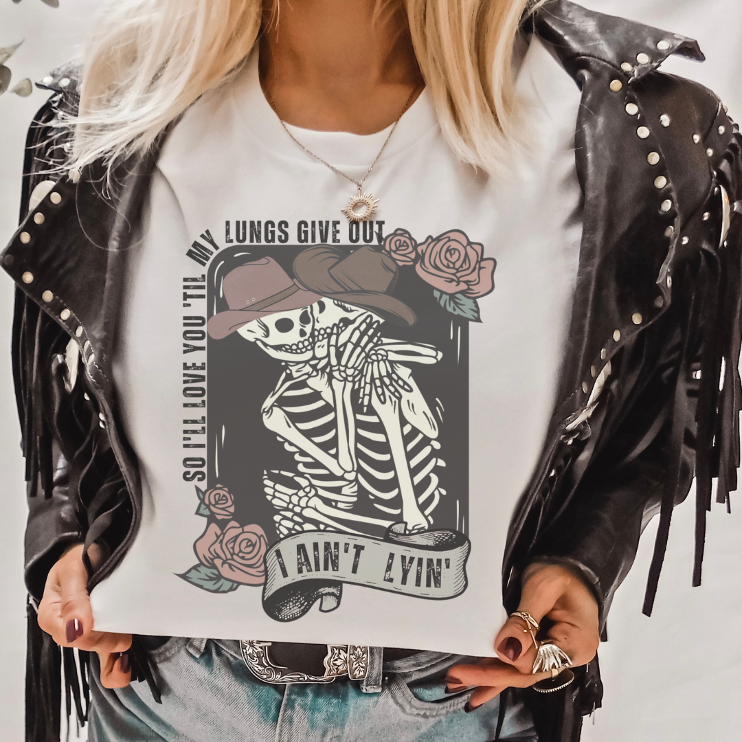 Love You Till My Lungs Give Out Tee