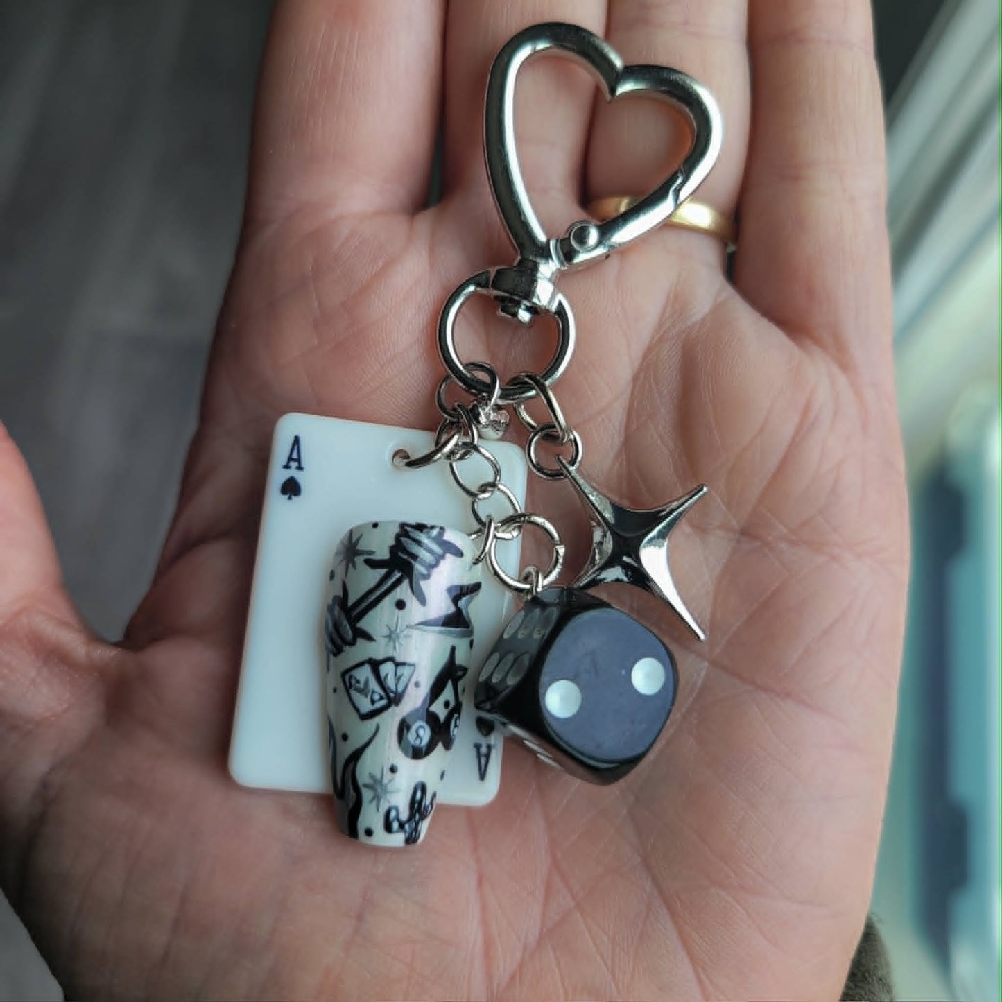 Tattoo Style NFC Keychain